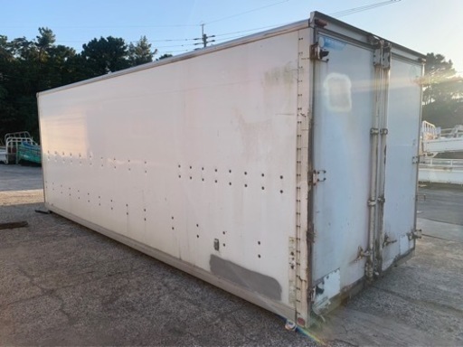 No.821 保冷バン 4ｔ  アルミ 箱 バイク 倉庫 トラック コンテナ 米 保管庫 物置 DIY