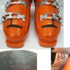 約27.0-27.5cm スキーブーツ ラング バンシー オレンジ 表記