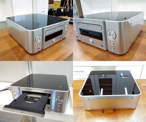 Marantz ハイレゾ/DSD対応 ネットワーク CDレシーバー M-CR611 シルバー リモコン付き 2017年製 マランツ 札