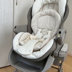 美品】アップリカ ハイローチェア ユラリズムオート BR AT ムーンロック