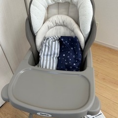 美品】アップリカ ハイローチェア ユラリズムオート BR AT ムーンロック