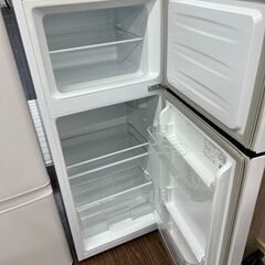札幌 東区 ハイセンス 2ドア冷蔵庫 冷凍庫 HR-B1201 2018年製 ホワイト 単身用 一人暮らしの画像
