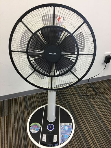 ♪【早目の引取出来る方優先】YAMAZEN 扇風機 2012年製 通電 動作確認済 リモコン付 中古 (NF231107) 277-139