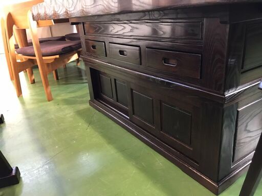 愛品館八千代店】松尾博昭作囲炉裏ダイニング6点セット (愛品館