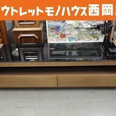 テレビ台 ニトリ ローボードベルネ 150BK 幅150㎝ テレビボード TV台 ブラック 西岡店