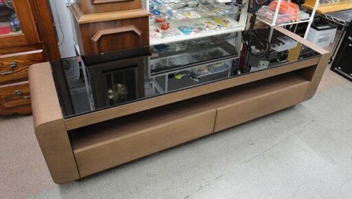 テレビ台 ニトリ ローボードベルネ 150BK 幅150㎝ テレビボード TV台 ブラック 西岡店