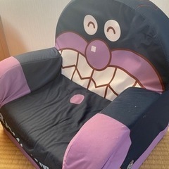 【ぬいぐるみセット】アンパンマン・バイキンマンやわらかキッズソファの画像