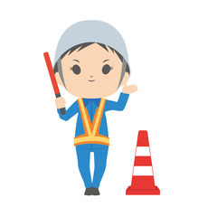 まかない付き🌟資格習得支援制度でステップUP🔼工事現場での警備ス...