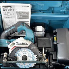 美品 マキタ 125mm マルノコ 18V 3.0Ah (HS474D + BL1830B + DC18SD + ケース)