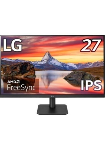 LG 27インチ モニター 27MP400-B (未使用の脚付き)
