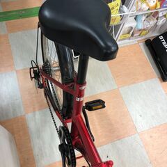 ⑥中古　折りたたみ電動自転車/20インチ/7段変速/赤色 ⑥中古折りたたみ電動自転車/20インチ/7段変速/赤色