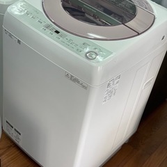 送料・設置込み　洗濯機　7kg SHARP 2018年