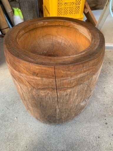 餅つき　臼　天然物