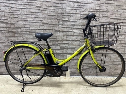 オータムSALE 東京23区配達無料　新基準 Panasonic パナソニック　Aガールズ6.6Ah 電動自転車☆中古☆パナ 1711