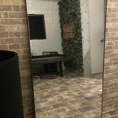 割れない軽量ミラー　幅80×高さ150cm 床置き 全身鏡　リフェクスミラーの画像