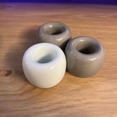 無印良品　陶器　歯ブラシスタンド　3個セット