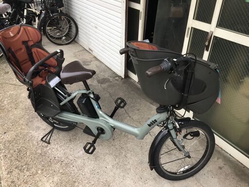 地域限定送料無料ビッケポーラー三人乗り15,4AH神戸市電動自転車