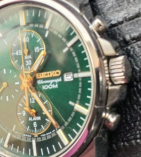 生産終了品☆新品購入前必見★　セイコー SEIKO クロノグラフ 腕時計 SNAF09P1[並行輸入]