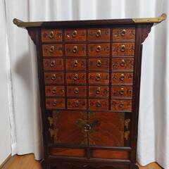 李朝風　薬箪笥　引き出し 小物入れ　美品