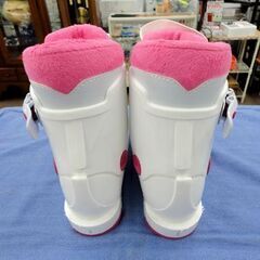 19.0㎝ ジュニア スキーブーツ ビッグホーン ホワイト×ピンク 子供用 キッズ C規格 西岡店  の画像
