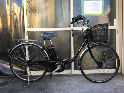 地域限定送料無料　パナソニック　ビビ　DX　8,9AH　新基準　子供乗せ　黒　ナチュラ　アシスタ　神戸市　電動自転車