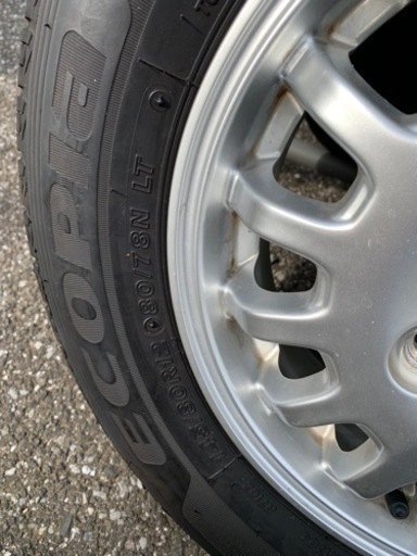 ?　ブリヂストンエコピア　145/80 R12 タイヤホイル4本セット