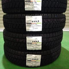 ●数量限定　２０２３年製　作業工賃無料●新品　ブリヂストン　VRX3　145/80R13　4本セット