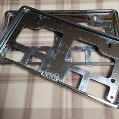 SUZUKI純正品 自動車用ナンバープレートフレーム 2枚組