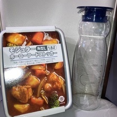 譲渡先決定 1.3㍑耐熱ピッチャーとホーロー保存容器