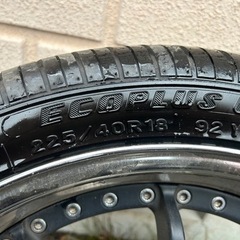 225/40R18 7.5j  SSRホイール　4本セット　の画像