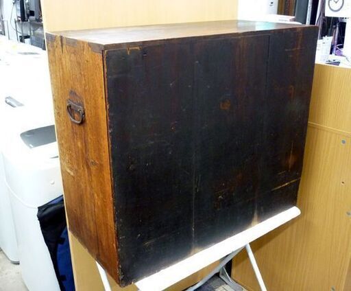 ☆和風 アンティーク 茶箪笥 小箪笥 幅760mm 奥行350mm 高さ645mm 食器棚 収納家具 古道具 古民具 レトロ 札幌 北