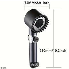 3スピード調整可能なヘッド調整可能 な高圧節水シャワーヘッド1キ...