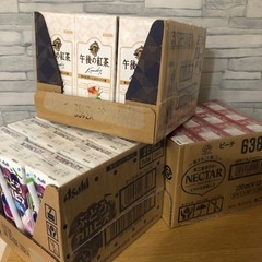 午後の紅茶ミルクティー12本 カルピスぶどう12本 不二家ネクターピーチ12本 合計36本の画像