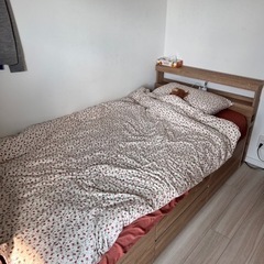 交渉中】ニトリ シングルベッド未使用 値段交渉可