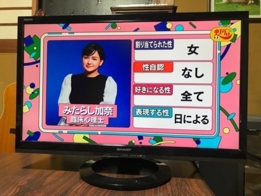 [最終値下り] テレビ　TV SHARP  LC-22K30  2015年