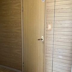 鍵付ドア