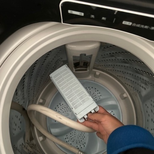 名古屋送料無料　Hisense 洗濯機 5.5kgブラック  2018年式 一人暮らし 