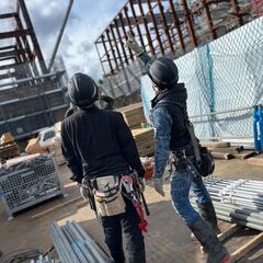 ～建設現場とび・土工作業員募集～初心者でも高日給！未経験者大歓迎！免許・資格取得制度有！の画像