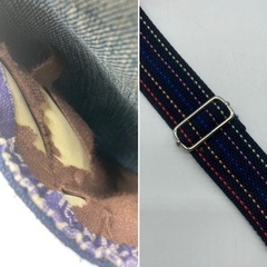 値下げ↓中古◆ショルダーバッグ◆デニムリメイク◆の画像