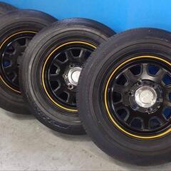 ほぼ新品•千葉船橋市引き取り限定）ハイエースタイヤ＆ホイール