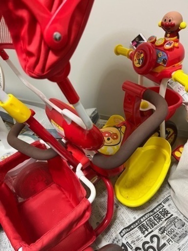 アンパンマンの三輪車