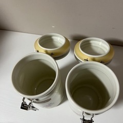 レトロ　アンティーク　密閉瓶🫙　花柄💐の画像