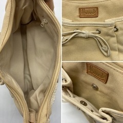 中古◆ミニハンドバッグ◆HARRODS◆帆布◆ベージュの画像