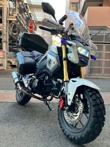 【お値下げ‼】 ★ホンダ グロム125　GROM  MSX ツーリングカスタム★ 自賠責付き　直ぐ乗れます！
