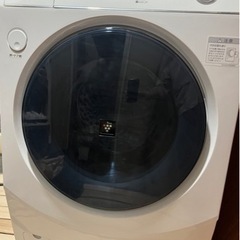 SHARP ES-H10E-WR WHITE 2021年製 ドラム式洗濯機