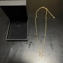 幸運をもたらすホースシューネックレス　シルバー925製　ゴールドの画像