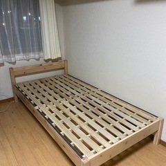 値段下げます！☆11月16日夜お渡し☆無印良品　ベッドフレーム　...