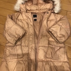 ベビーギャップ　ロングコート　ピンクベージュ　女の子用　95cm...