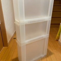 【最終値下げ】DCM  すき間ストッカー 3段　コロ付き　隙間収納の画像
