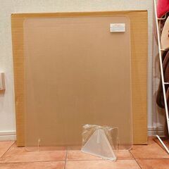 0円★新品★引き取りのみ★感染症対策アクリルパネル+おまけ黒トレイ